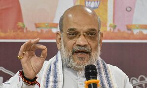 What is the result of family worship, Congress example of this: Amit Shah