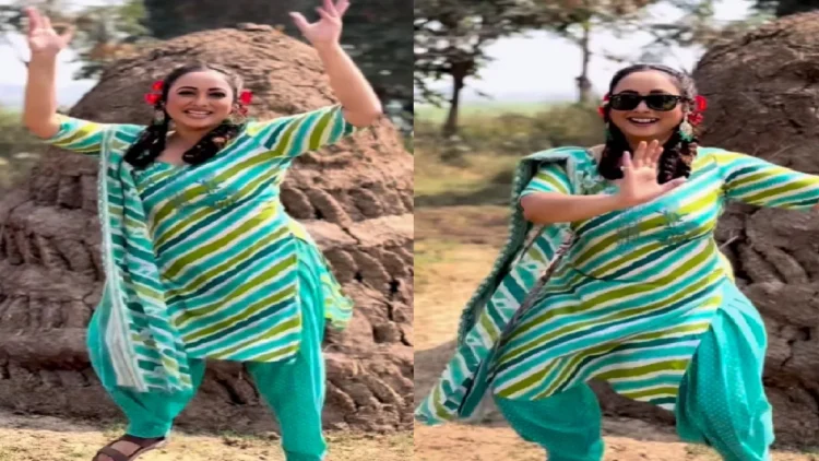 You will be shaken by looking at Rani Chatterjee's Bhangra, showed the swag with glasses