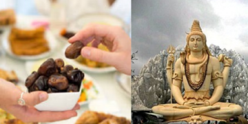 Rosa Iftar: First offered prayers, then Bholenath's Aarti, 'Shiva Vatika' presented in Ganga-Jamuni Tehzeeb