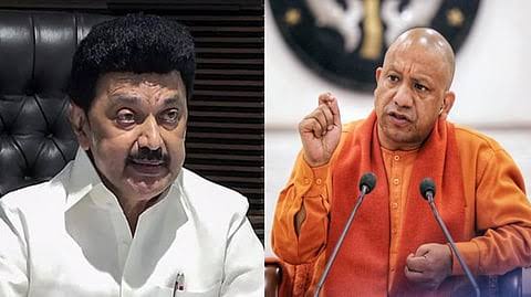 MK Stalin sarcasm on CM Yogi on language dispute, 'CM is doing black comedy'