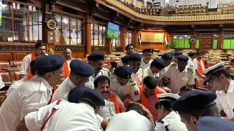 18 BJP MLA Suspended from Karnataka Assembly: Why was 18 BJP MLAs suspended from Karnataka Legislative Assembly? What is the president's president to say, where we WERE 18 BJP MLA Suspended from Karnataka Assembly? What does the speaker have to say?