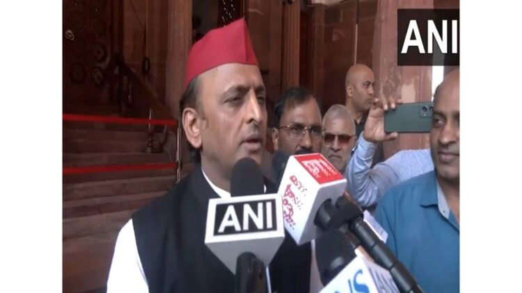 Akhilesh Yadav targeted BJP -led central government on the issue of farmers' protests