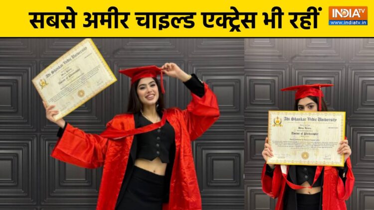 At the age of 19, the actress did amazing, the doctor started to be called as soon as he got the degree - India tv hindi