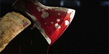 Birthday has become a death day .. The death of a young man with an ax, the father angry with the love affair with the daughter played a bloody game