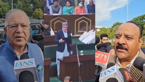 CM Omar Abdullah presented the budget in Jammu and Kashmir Legislative Assembly, what was the leader?