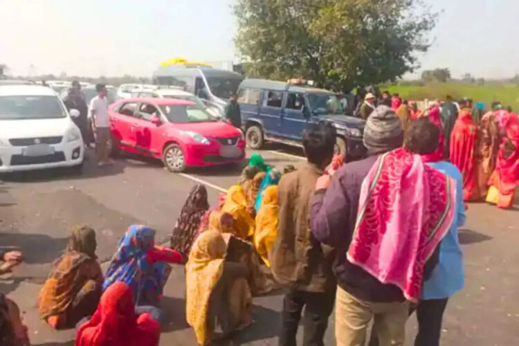 Carried out due to unclaimed corpse on the road in Kota, not identified
