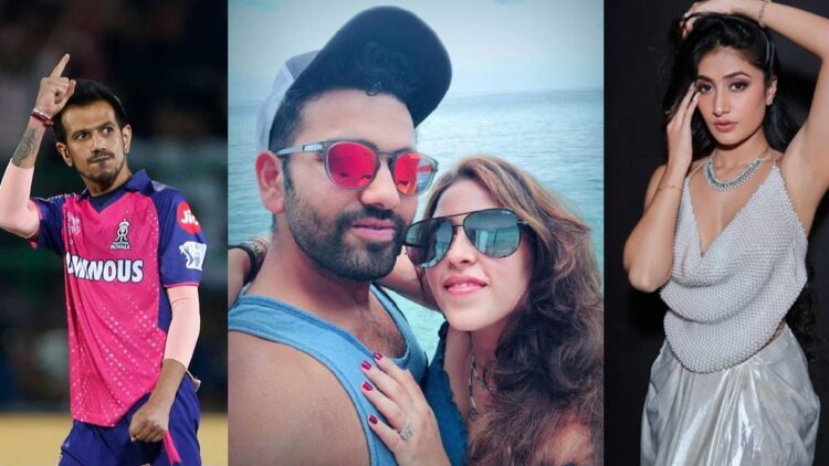Dhanashree or Chahal, whose side is Rohit Sharma's wife? Clean your side with a like - India tv hindi