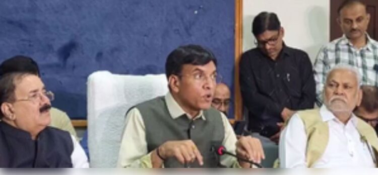 Earlier announcements were made in the budget, no implementation: Mansukh Mandavia