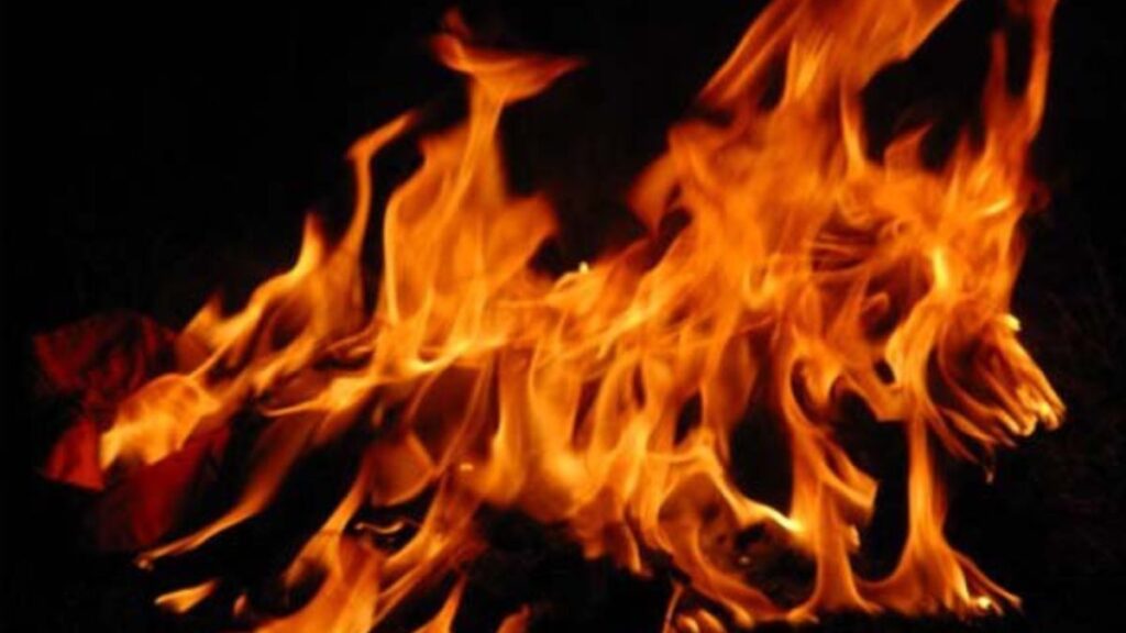 Fierce fire in seven -storey building in Vadodara, one person dies - India tv hindi