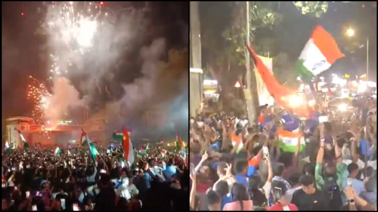 From Kashmir to Mumbai, see how Indian fans celebrate Champions Trophy victory - India tv hindi