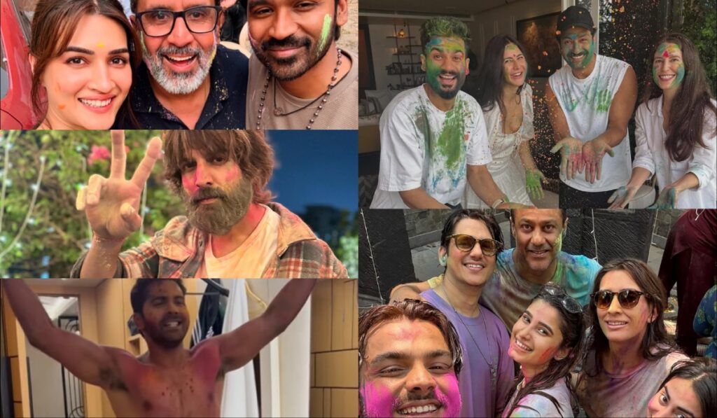 From Varun Dhawan to Raveena Tandon, Bollywood stars immersed in colors - India tv hindi