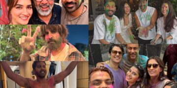 From Varun Dhawan to Raveena Tandon, Bollywood stars immersed in colors - India tv hindi