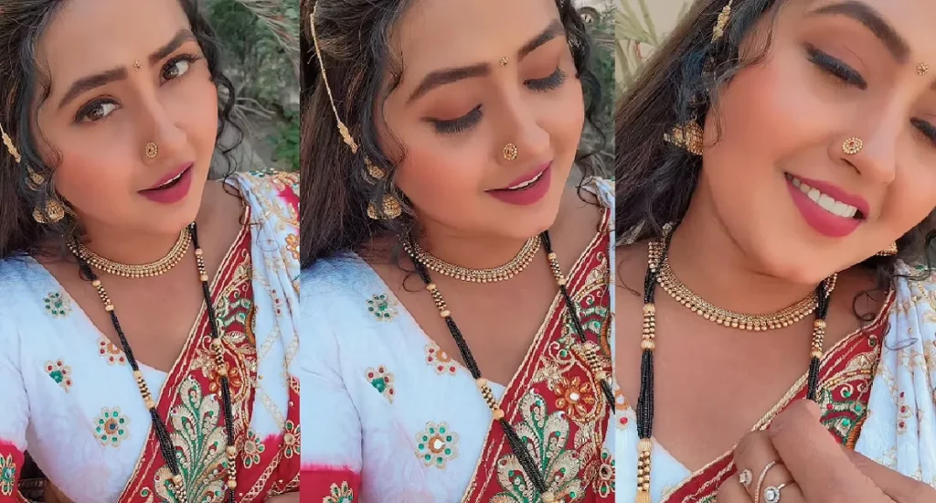 Holi color on Kajal Raghavani, reel video shared and video viral