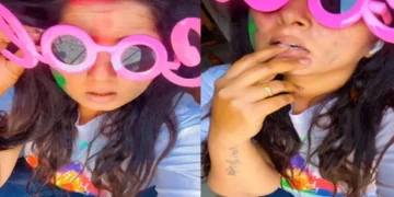 Holi intoxicated on Anjana Singh, 4K started appearing