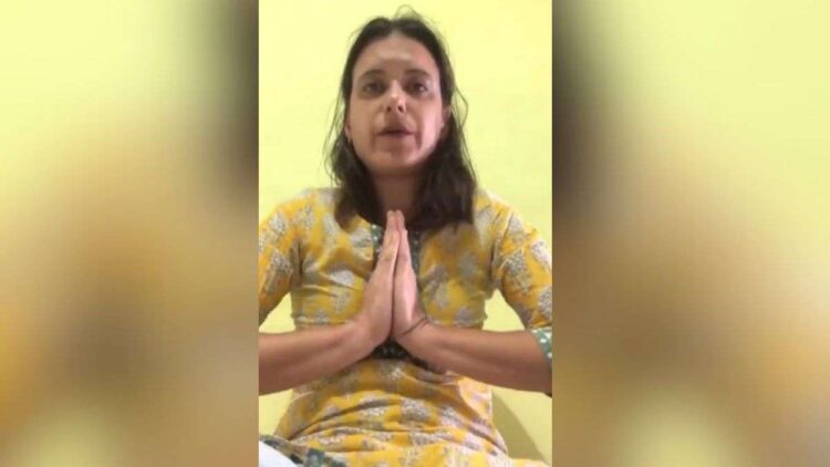 Italian woman built Lord Jagannath's tattoo in this part of the body, apologizes - India tv hindi