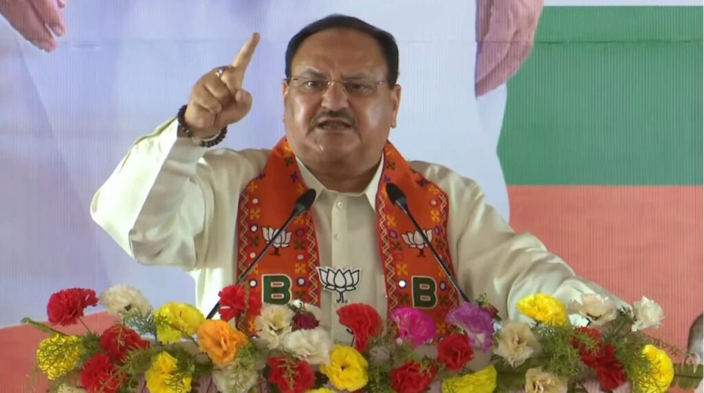 JP Nadda's Big Attack on 'AAP-Da': You MLA who cut his pregnant wife with dogs… JP Nadda's big attack on Aam Aadmi Party, AAP MLA Who Got His Pregnant Wife Bitten By Dogs… JP Nadda's'
