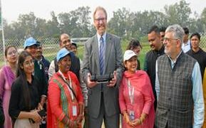 Jonathan Fleming of MIT meets Namo Drone Didis, said women of another country should inspire them