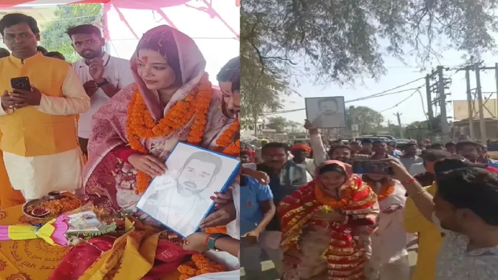Jyoti Singh took a Jan Sankalp Yatra by taking a photo of Pawan Singh, users put class