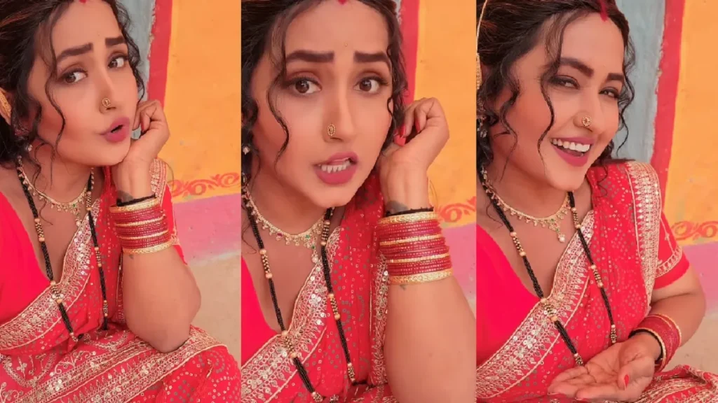 Kajal Raghavani became Suhagan in the red couple, now actress wants to play Babua in her lap
