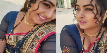 Kajal Raghavani looted the fans of sixteen makeup, fans said- piece of moon
