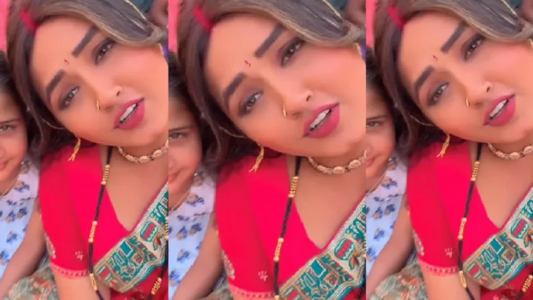 Kajal Raghavani's fun on set ... Reel made with co-star, video viral by stopping shooting