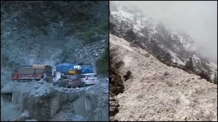 Land ejaculation due to heavy rains in Uttarakhand, Rishikesh -Badrinath Highway closed - India tv hindi