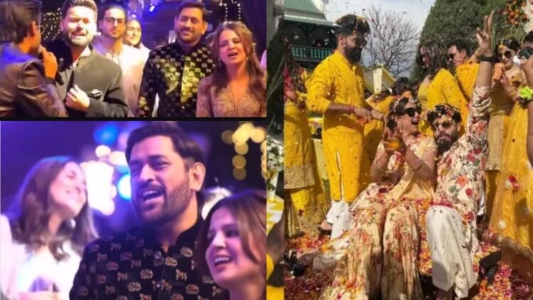 Mahendra Singh Dhoni danced on Hardi Sandhu's beat, Rishabh Pant tied the notes - India tv hindi