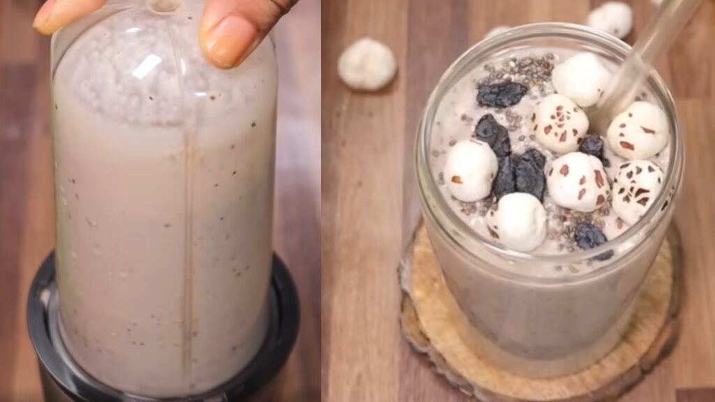 Make healthy smoothie with makhana raisins, drinking 1 glass in breakfast will give energy throughout the day - India tv hindi