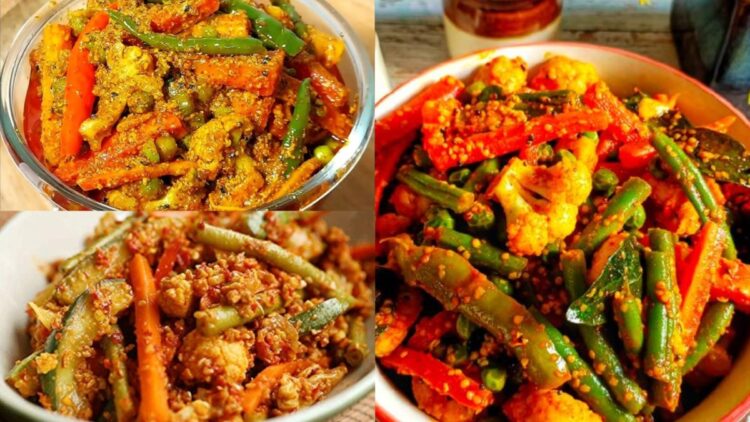 Make spicy mix pickles with carrots, cabbage and chilli, taste will go to eat with roti rice, - India tv hindi