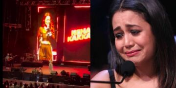 Neha Kakkar started crying on the stage, people furious on the singer, said- do not do the drama- India tv hindi