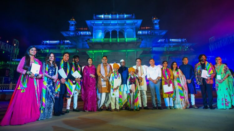 Rajasthan Day Weekly Festival: A grand event of state -level cultural evening on Albert Hall, gathered people