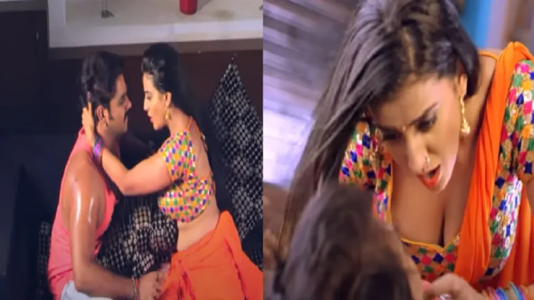 The bold romance between Akshara Singh and Pawan Singh will increase your "beating", watch this film here