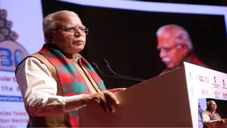 Union Minister Khattar said - Global platforms made for circular economy, 3r and 3C work - India tv hindi