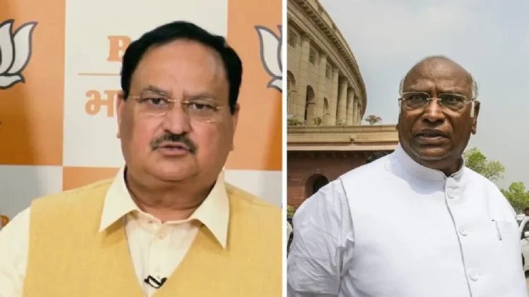 Uproar in Parliament Over issue of Muslim reservation in Karnataka: Uproar in Parliament on the issue of Muslim reservation in Karnataka, JP Nadda accused the Congress of insulting the Constitution, ruckus in Parliament over the issue of Muslim reservation in karnataka, jp nadda account Congress of insulting the constitution