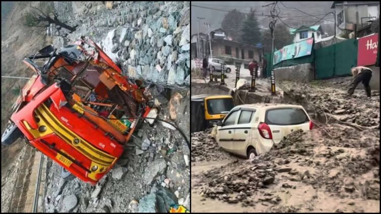 VIDEO: Himachal Pradesh havoc due to cloudburst, 583 roads closed, power -water supply stalled - India tv hindi