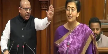 Vijender Gupta Gets Angry at Atishi: President Vijendra Gupta, who is angry on Leader of Opposition in Delhi Assembly Atishi, said- Mafi demands, Speaker Vijender Vijender Gupta Got Angry at Leader of Opospition Atishi in Delhi Assembly, SAID-SAID apologize