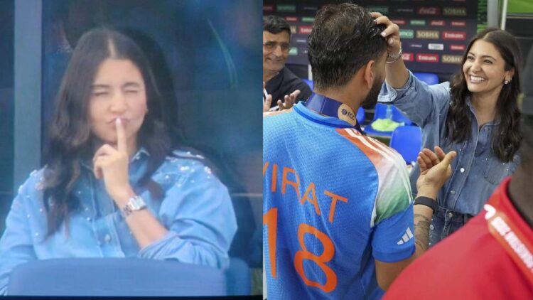 Virat was dismissed by a run, Anushka's face was hanging, then India won so much love - India tv hindi