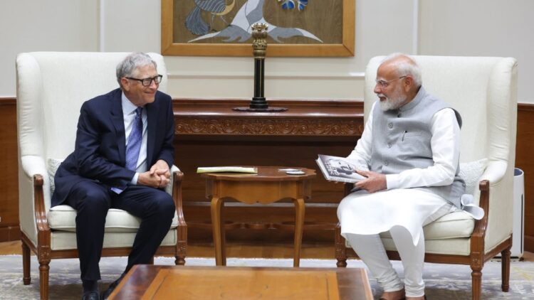 What issues discussed in Bill Gates and PM Modi's meeting? - India tv hindi