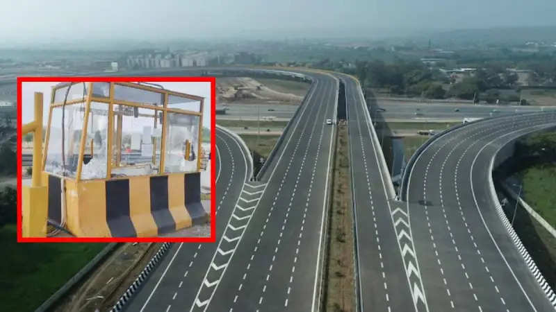 5 youths reached midnight Delhi-Mumbai Expressway, created fierce uproar, CCTV video came out