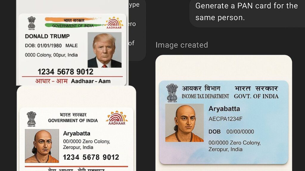 Aadhaar and PAN cards should be careful! Fake ID is making chatgpt, learn how to avoid - India tv hindi