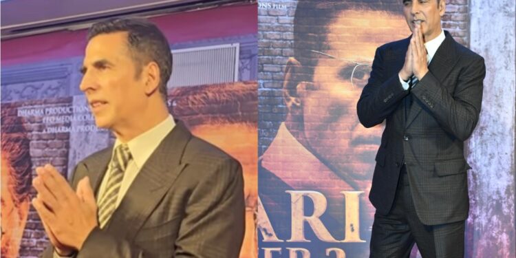 Akshay Kumar requests a request from fans, ties the knot before watching Kesari Chapter 2 - India tv hindi