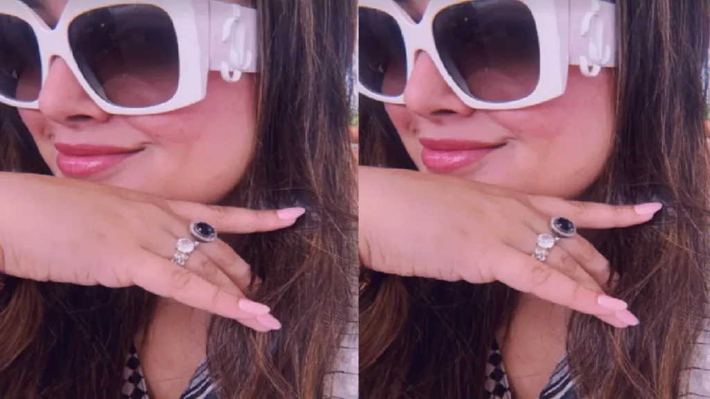 Amrapali Dubey secretly engaged? Actress flinted diamond ring in ring finger