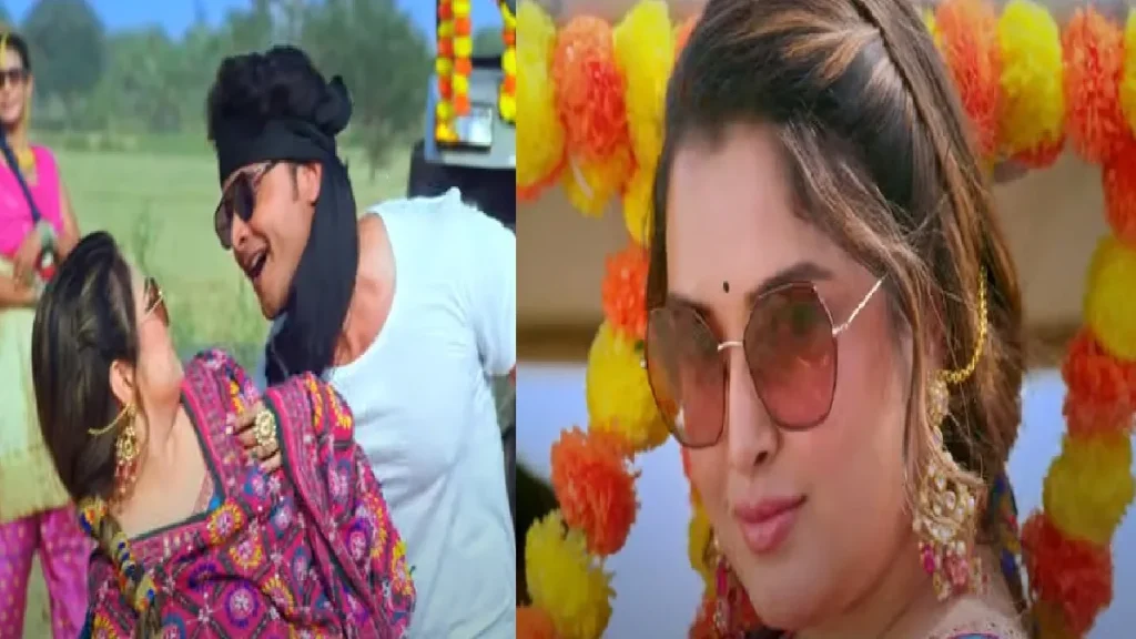 Amrapali Dubey, who is wearing a Patiala suit, robbed the heart, released a new song