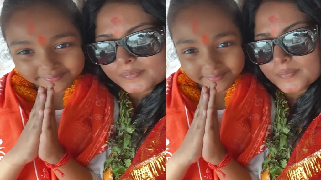 Anjana Singh is celebrating with her daughter "Mahashtami", the actress shared her Navratri celebration