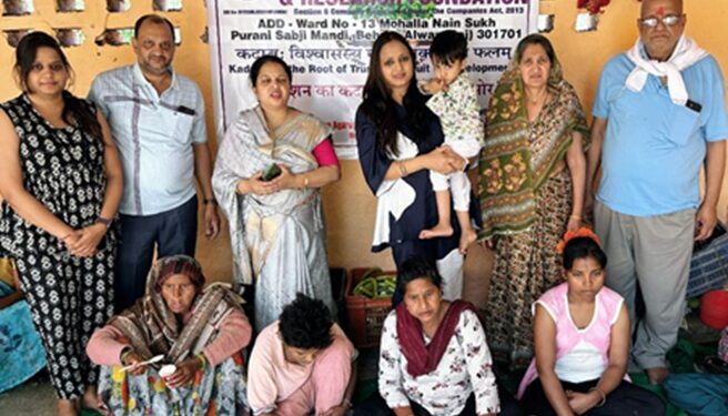 Annadan Abhiyan of Kadamb Foundation in Bahrod: becomes an example of humanity