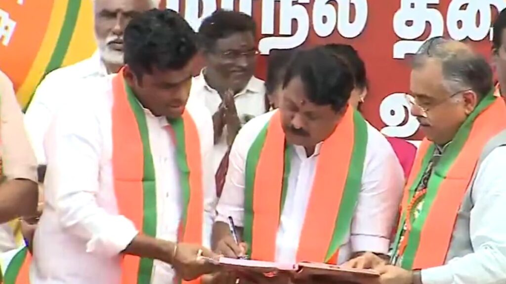 BJP changed state president in Tamil Nadu, Nayanar Nagendran replaced Annamalai - India tv hindi