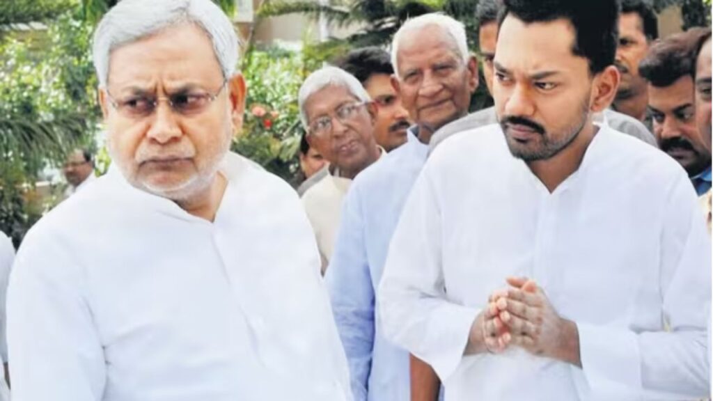 Bihar Politics | CM Nitish Kumar | Nitish Kumar Son Nishant Kumar | NISHANT KUMAR BAYAAN | Bihar Election | Bihar Rajneeti | Bihar News | , Bihar Politics: Amit Shah Uncle has said that Dad will take care of CM's chair ... Nitish Kumar's son Nishant's big claim | News Track in Hindi