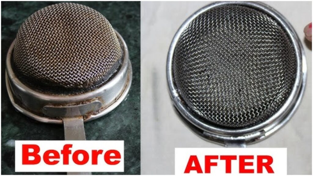 Black -chipchipi has become a sieve filtering tea, adopt these methods to clean the instant - India tv hindi