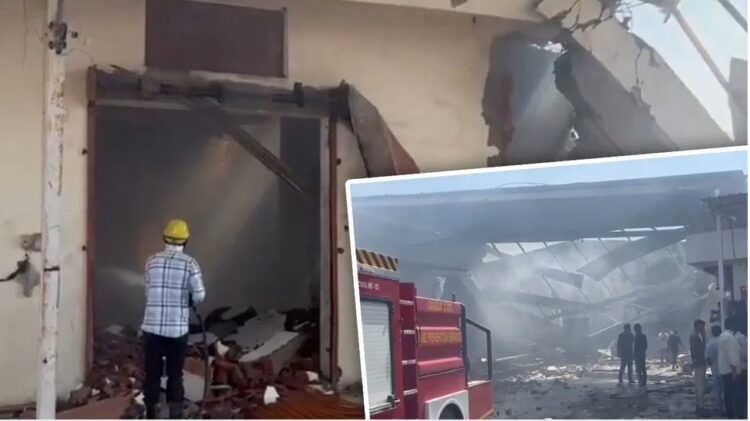 Blast in cracker factory in Banaskantha, Gujarat, 17 people burnt alive