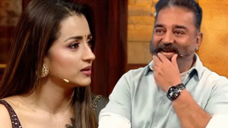 Controversy over the double meaning joke on Kamal Haasan's Trisha Krishnan